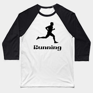 Man Running for fitness Baseball T-Shirt